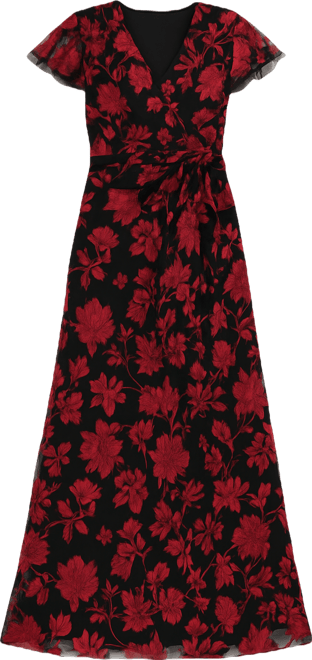 Women's Fauna V-Neck Gown