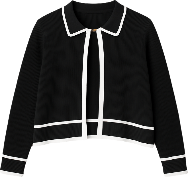 Plus Size Gracie Contrast Cardi