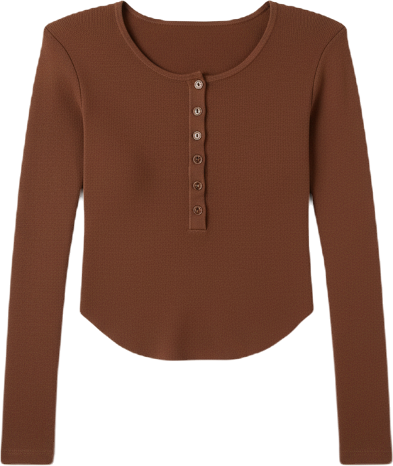 Women's Shoulder Pad Knit Top