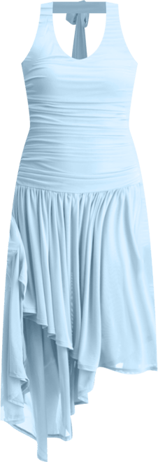 Women's Ruched Halter-Neck Dress, Macy's Exclusive