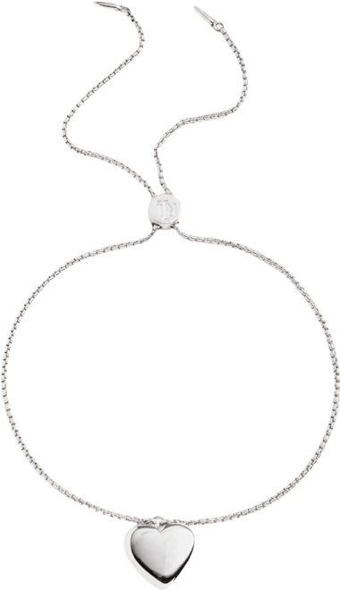 Puffy Heart Slider Bracelet