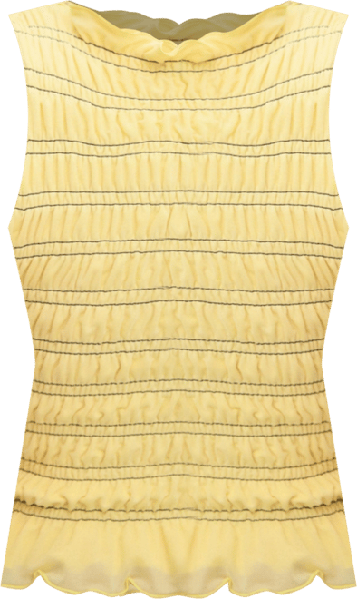 Women's Ruched striped T-shirt