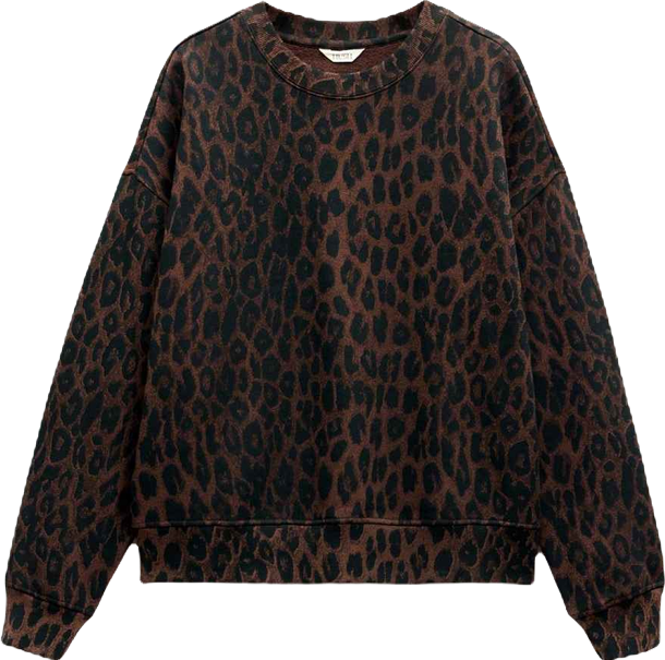 Women's Leopard Print Sweatshirt