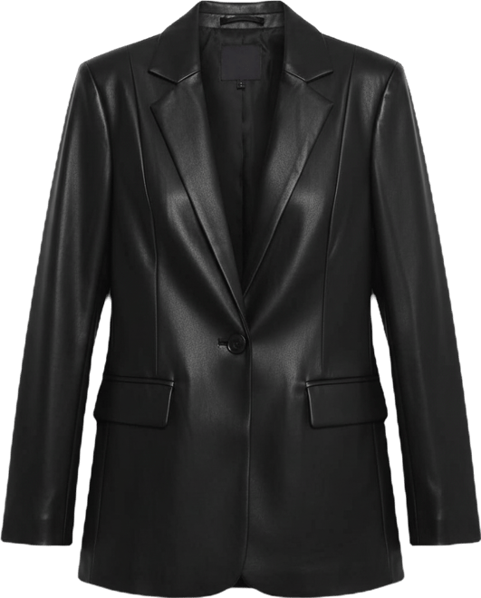 Women's Jamie Faux Leather Blazer