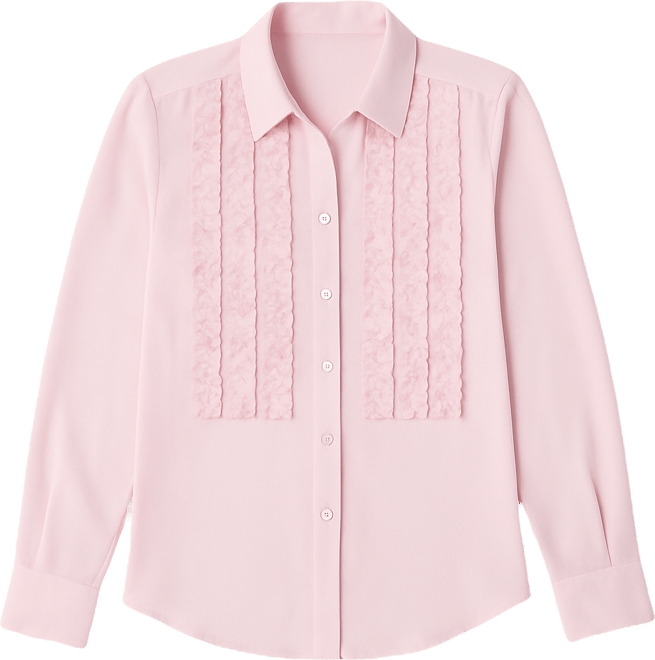 Women's Chiffon Ruffle Blouse