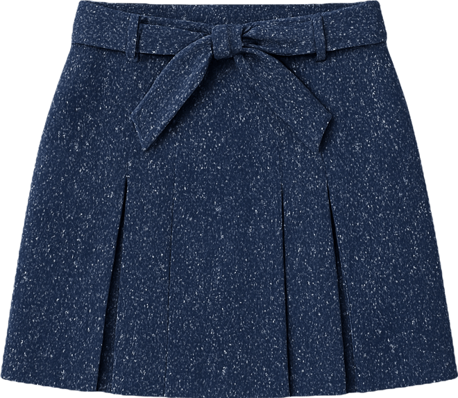 Women's Stitched Down Pleated Mini Skirt