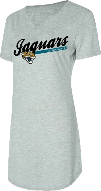 Women's Gray Jacksonville Jaguars Petition Knit Nightshirt