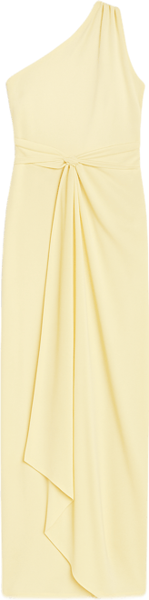 Women's One Shoulder Drape Stretch Bridesmaid Dress