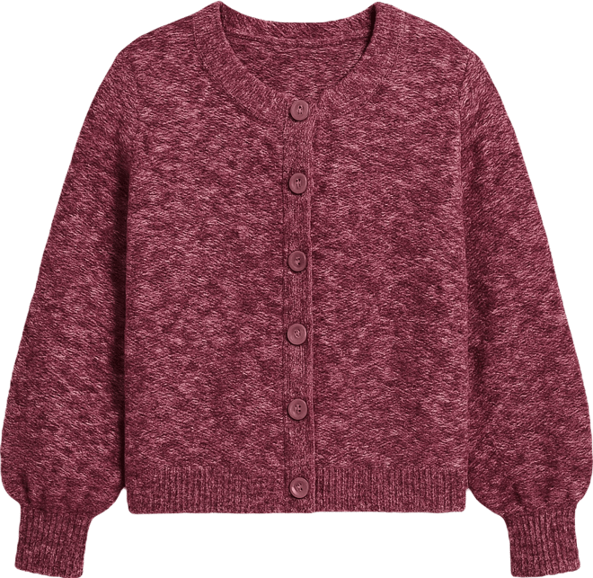 Women's Button-Front Crew Neck Cardigan Sweater