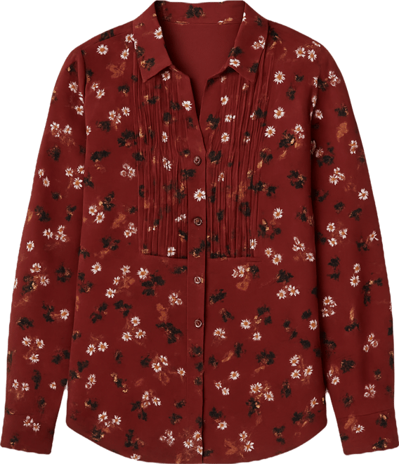 Women's Point Collared Tuxedo Top