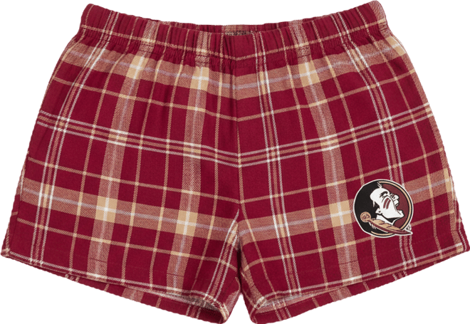 Women's Garnet/Gold Florida State Seminoles Ultimate Flannel Shorts