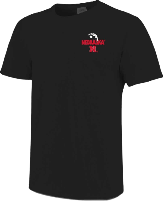 Men's and Women's Black Nebraska Huskers Hyper Local Huskers of the Corn T-Shirt