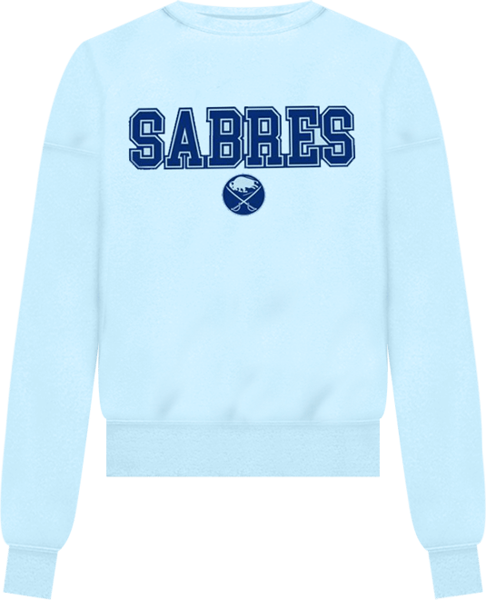 Women's Light Blue Buffalo Sabres Tonal Pullover Sweatshirt