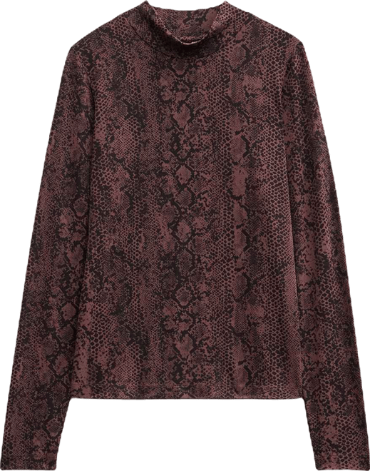 Women's Printed Long Sleeve Top