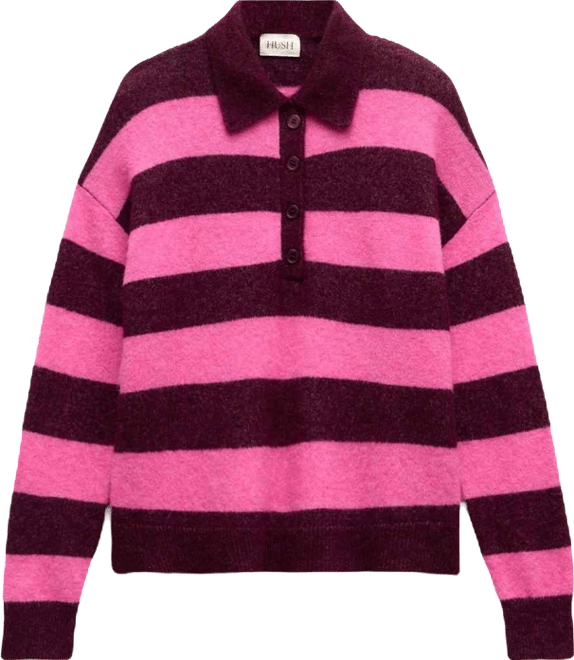 Women's Drew Wool Blend Relaxed Rugby Sweater
