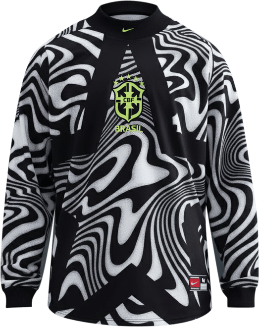 Brazil Authentic Goalkeeper Men's Nike Soccer Shirt