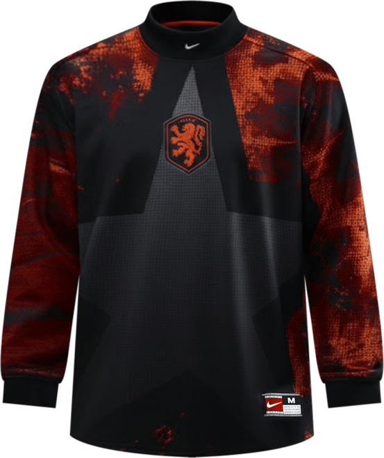 Netherlands Authentic Goalkeeper Men's Nike Soccer Shirt