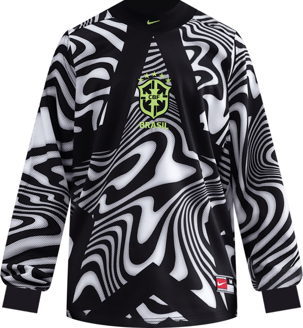 브라질 할리우드 키퍼 남성 나이키 축구 셔츠