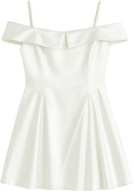 Juniours' Square Neck Dress