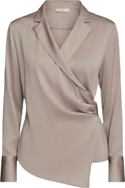 Women's Wrap Long Sleeve V-Neck Top