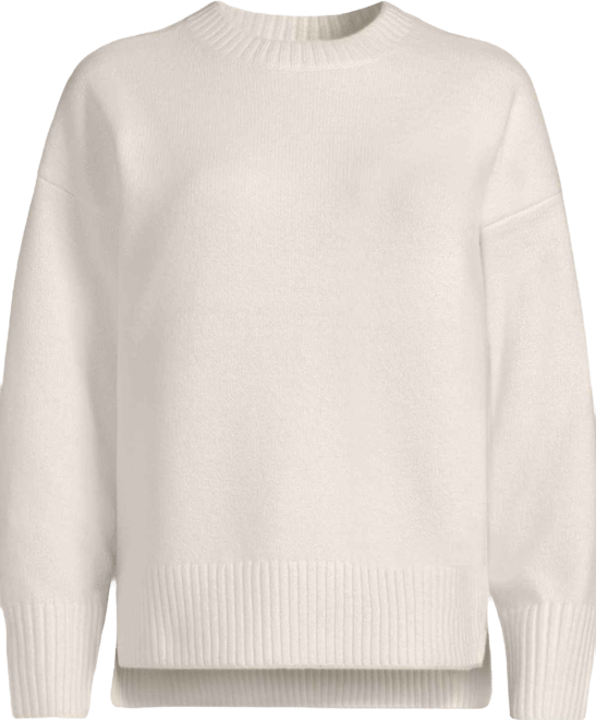 Women's Ultrasoft Crew Neck Hi Low Hem Tunic Sweater