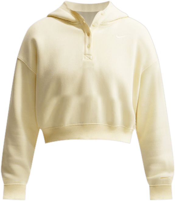 Nike Sportswear Phoenix Fleece Women's Oversized Cropped Henley Hoodie