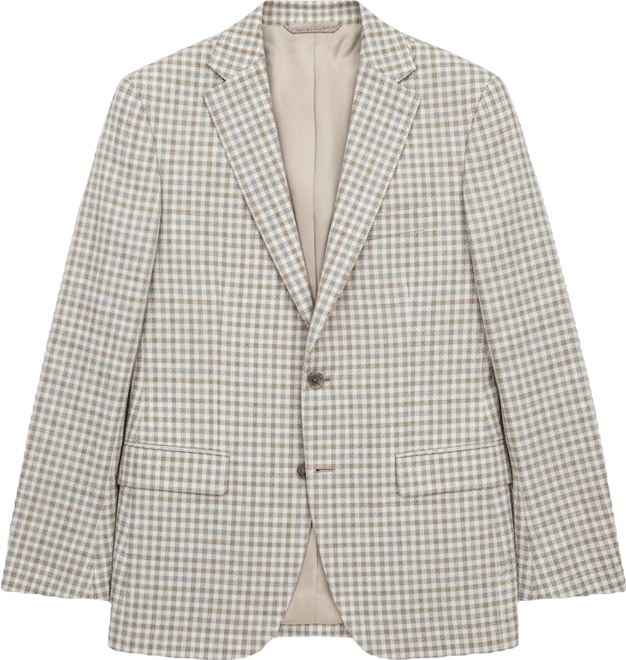 Men's Modern-Fit Check Sport Coat