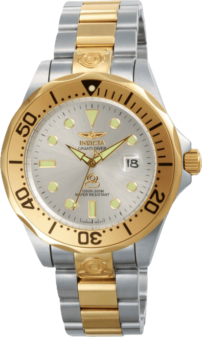 Men's 3050 Pro Diver Automatic 3 Hand Silver Dial Watch