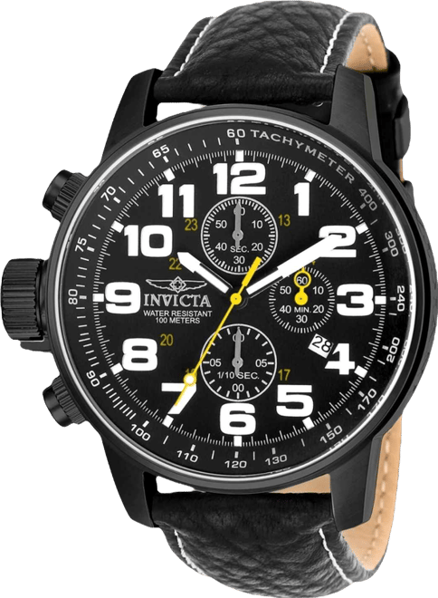 Invicta Men's 3332 I-Force Quartz Chronograph Black Dial Watch