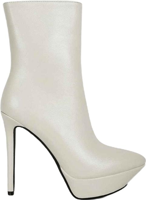 Magna Womens Platform Heel Ankle Boot