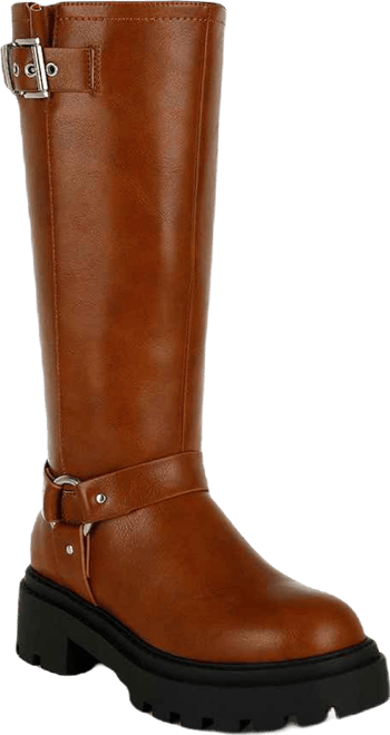 Taimen Harnes Detail Long Boots
