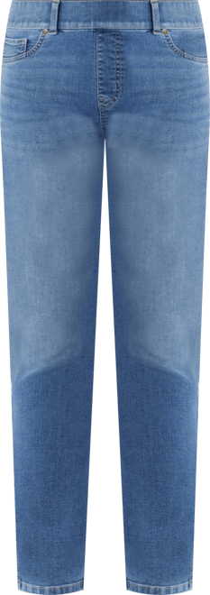 Women's Shape Effect Pull-On Straight-Leg Jeans