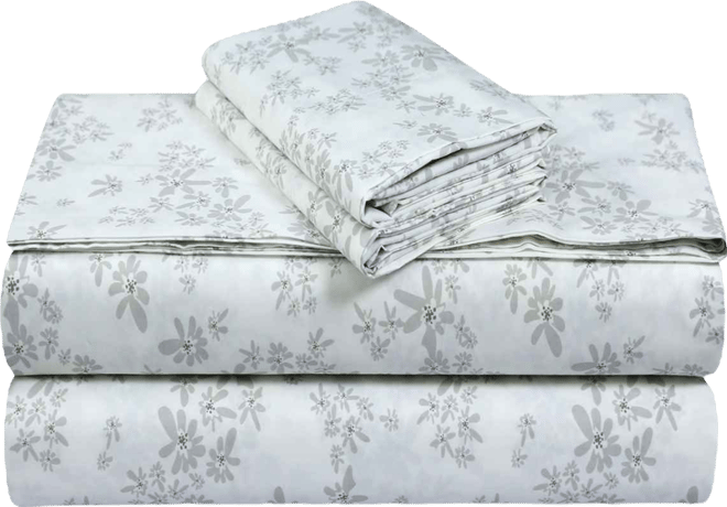 300-Thread Count Cotton 4-Pc. Extra Deep Pocket Sheet Set, California King