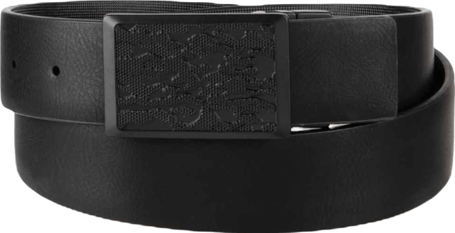 Men's Reversible Compression Plaque Buckle Belt