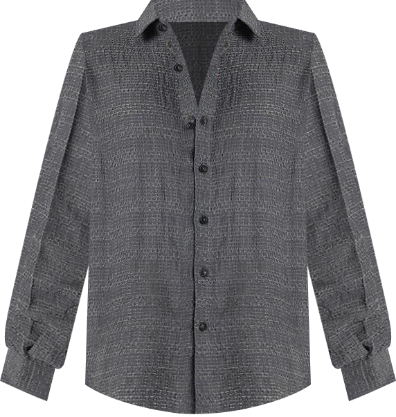 Men's Solid Textured Knit Shirt