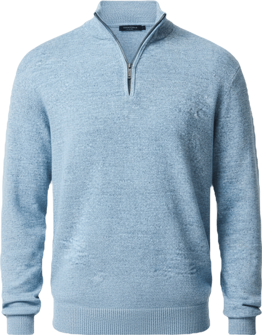 Rodd Gunn Men's Fortrose Cotton Quarter-Zip Sweater