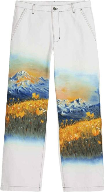 Men's Long landscape trousers