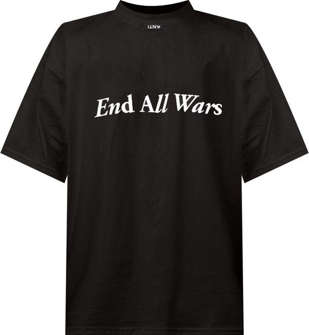 Men's Anti War Baggy T-Shirt