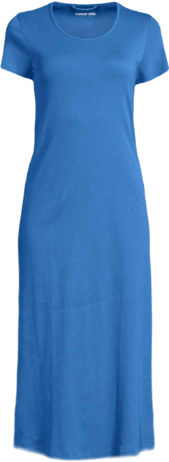 Women's Plus Size Cotton Short Sleeve Midcalf Nightgown