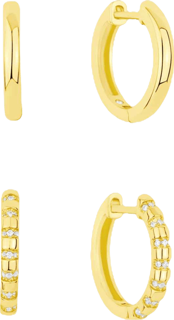 Duo Hoop Earring Set