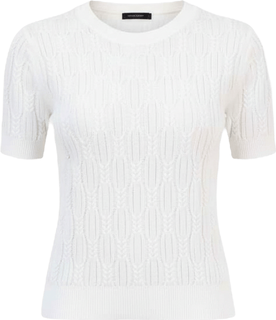 Women's Cotton Cable-Knit Sweater