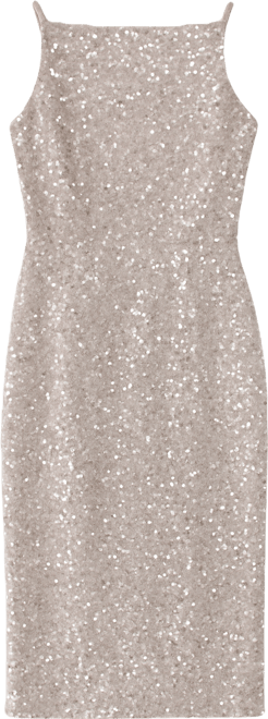 Petite Sequin Detail Sheath Dress