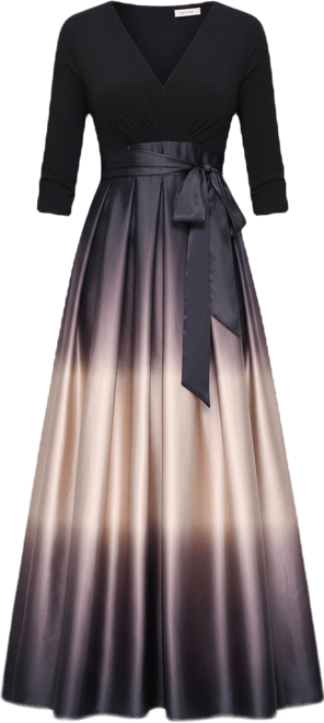 Women's V-Neck Long Dress