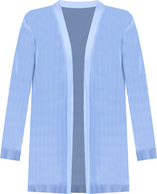 Plus Size Sutton Open-Front Ribbed Knit Cardigan