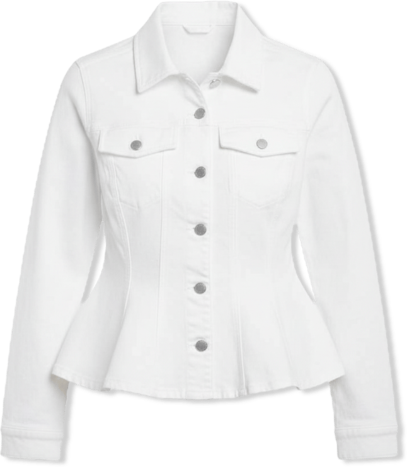 Women's Fit and Flare Trucker Denim Collar Jacket