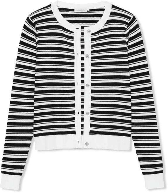 Women's Long sleeve Ribbed Cardigan Sweater