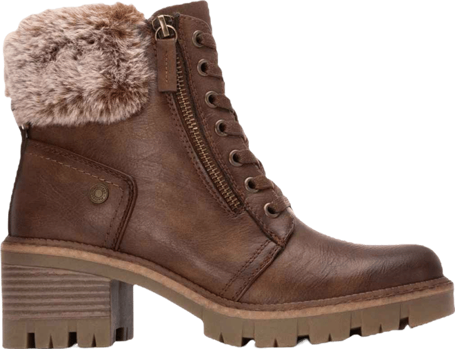 Women's Block Heel Combat Booties Refresh Collection By 