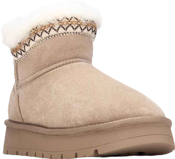 Women's Suede Comfort Ankle Booties