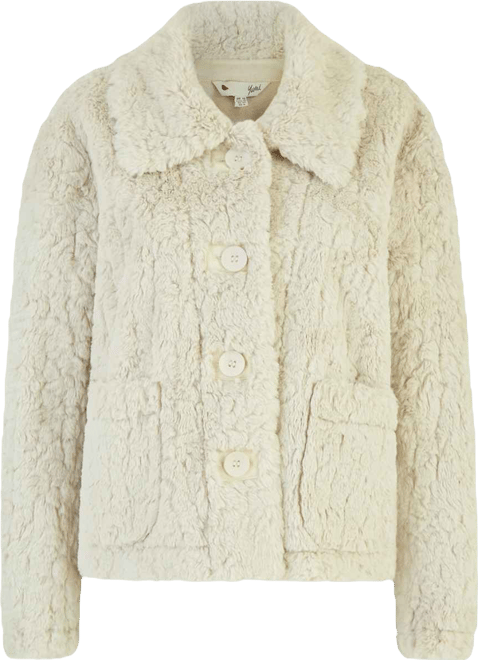 Women's Textured Faux Fur Jacket