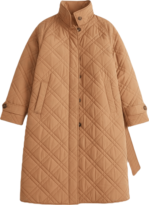 Plus Size Nehra Quilted Coat
